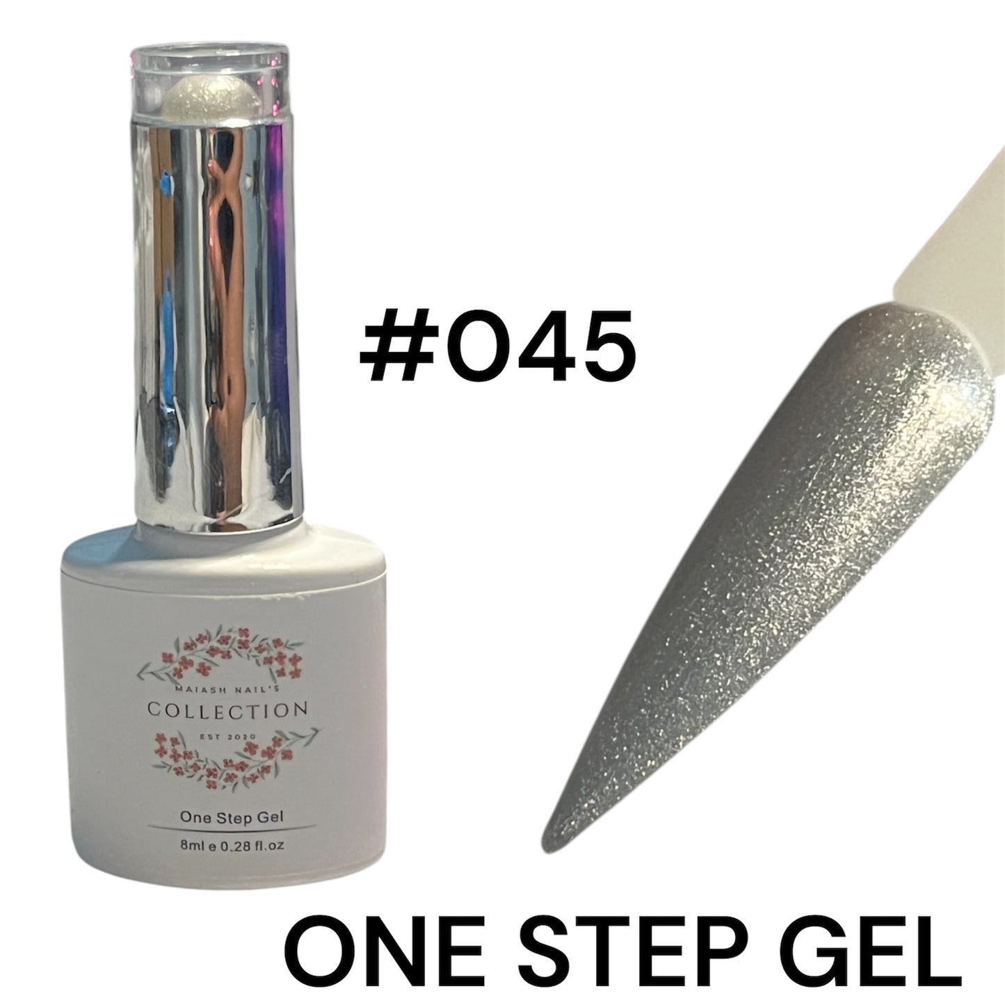 One Step Gel 3 in 1 (#045) geles de un solo paso no necesita base ni top coat