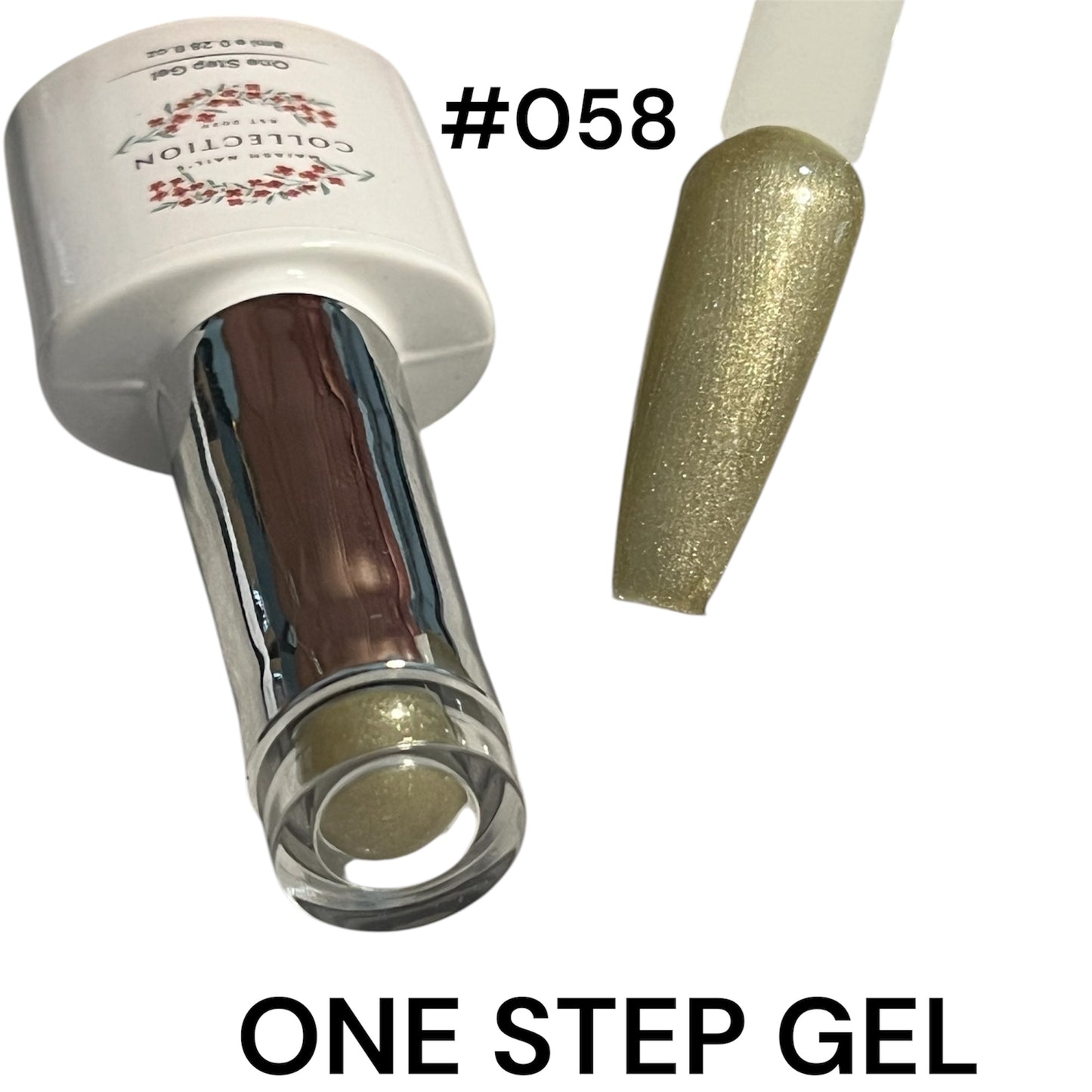 One Step Gel 3 in 1 (#058) - geles de un solo paso no necesita base ni top coat