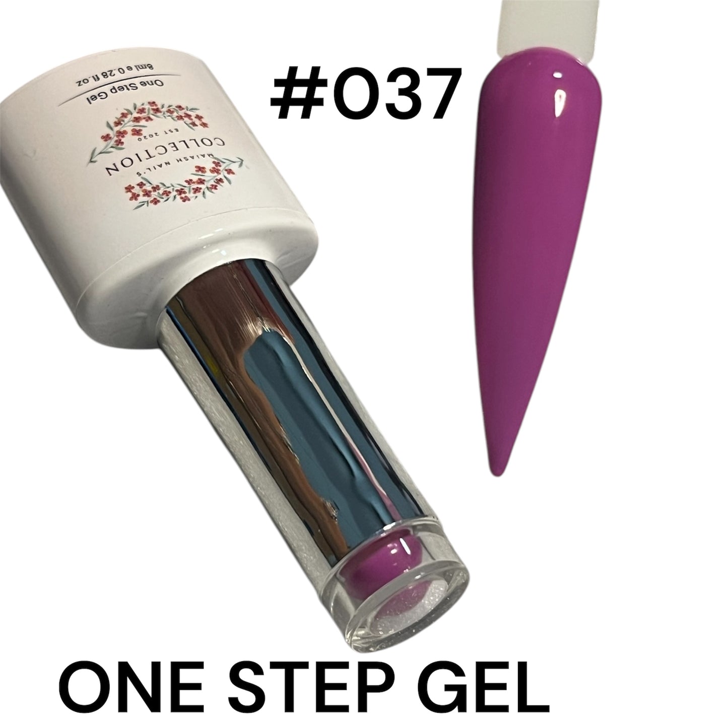 One Step Gel 3 in 1 (#037) geles de un solo paso no necesita base ni top coat