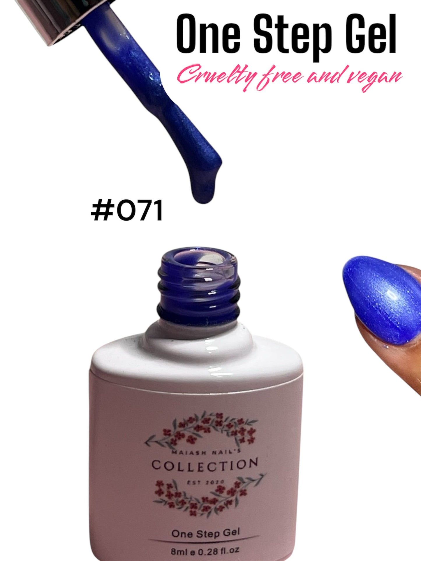 One Step Gel 3 in 1 (#071) geles de un solo paso no necesita base ni top coat