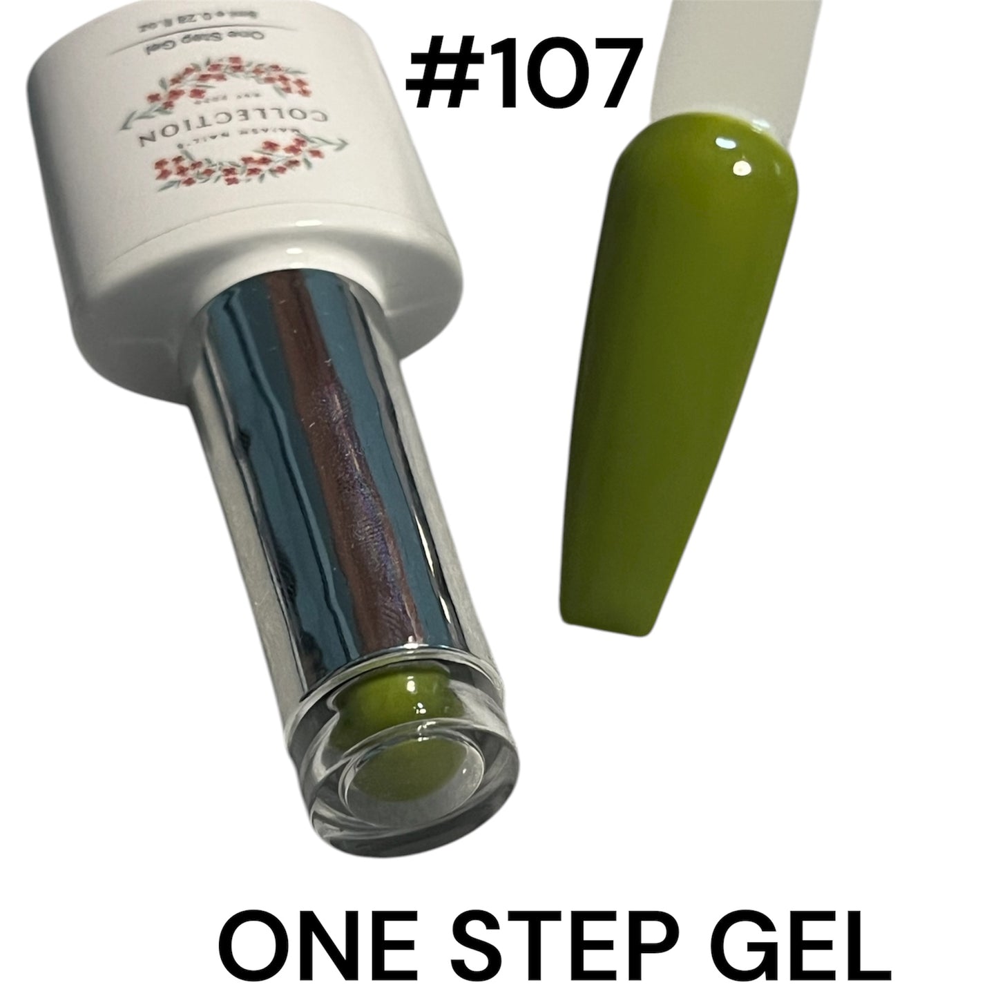 One Step Gel 3 in 1 (#107) geles de un solo paso no necesita base ni top coat