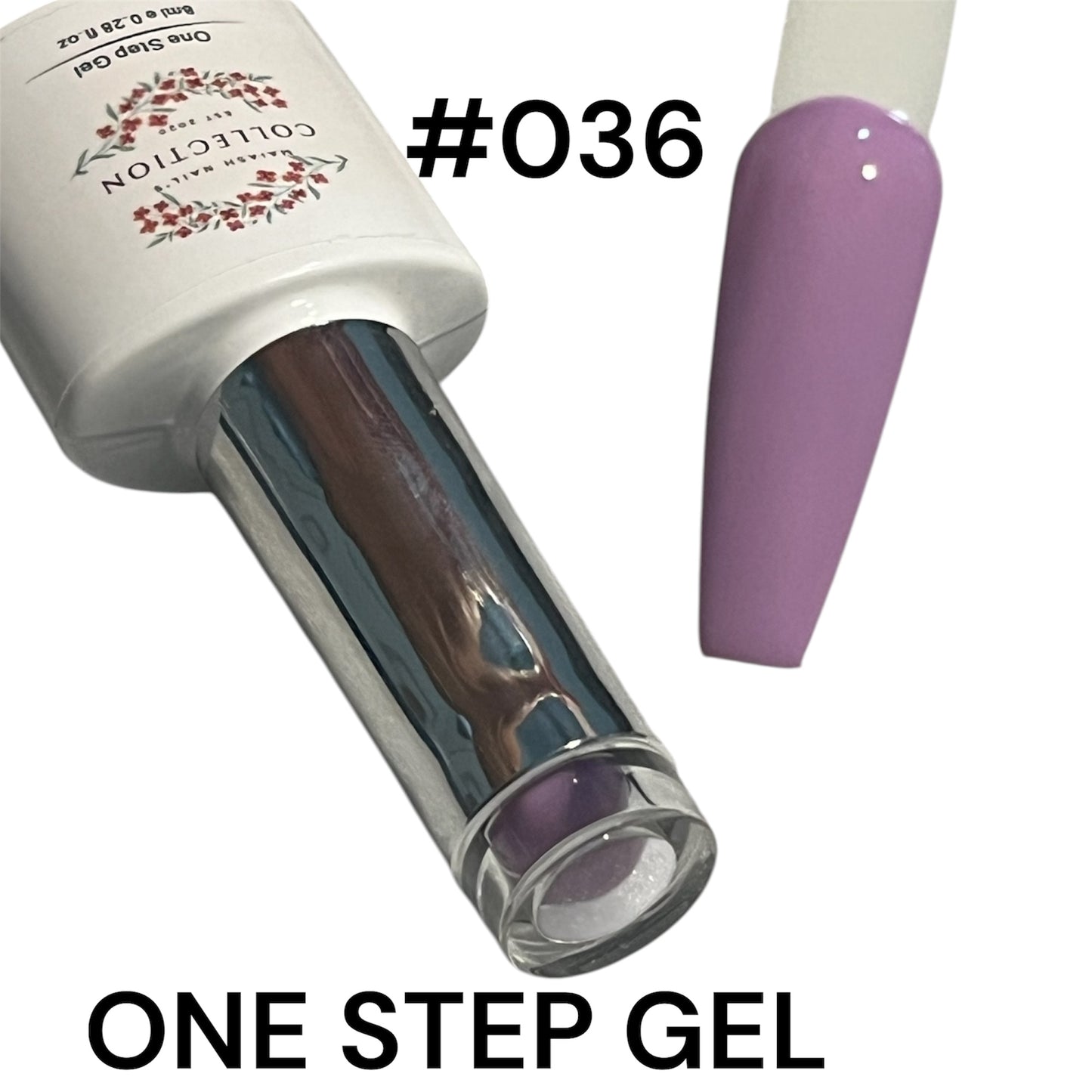 One Step Gel 3 in 1 (#036) geles de un solo paso no necesita base ni top coat