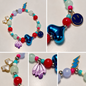 Pulsera Elástica | charms : corazón, rayo, Smile