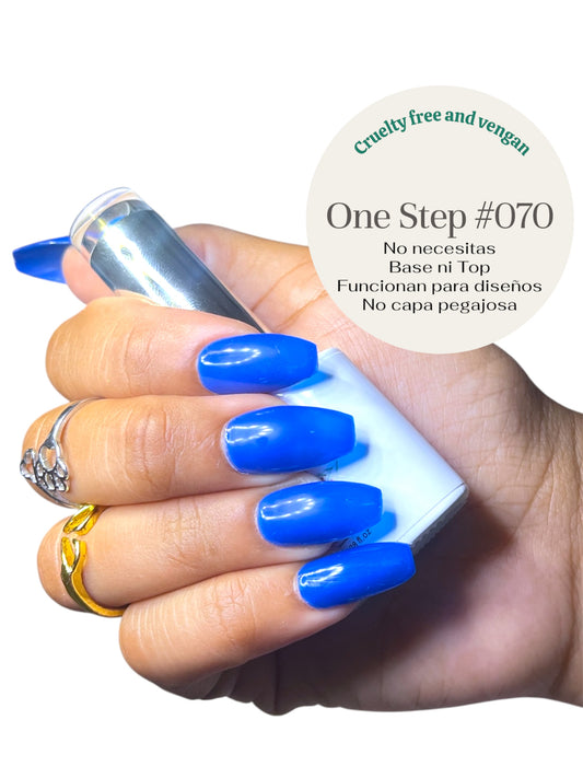One step gel ( #070) geles de un solo paso no necesita base ni top coat