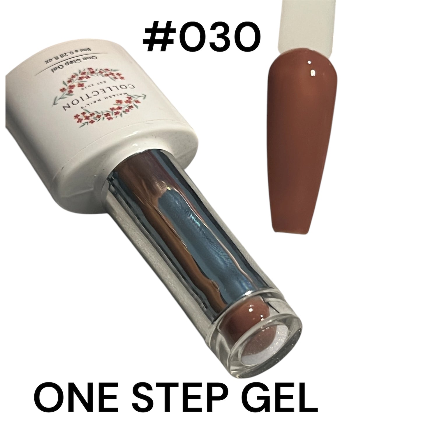 One Step Gel 3 in 1 (#030) geles de un solo paso no necesita base ni top coat