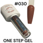 One Step Gel 3 in 1 (#030) geles de un solo paso no necesita base ni top coat