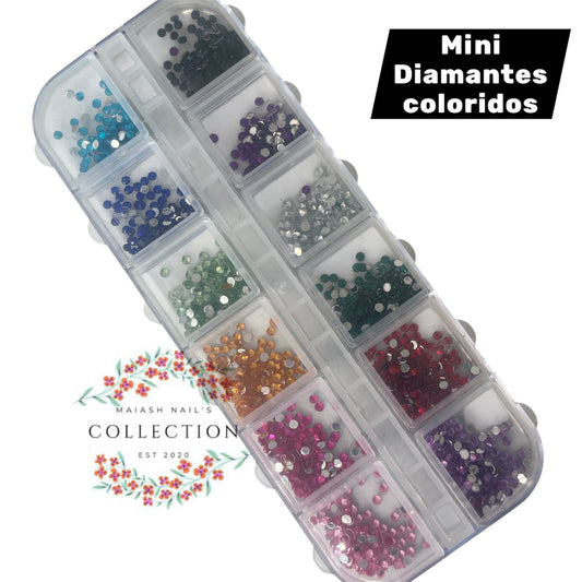 Caja mini diamantes 💎 coloridos