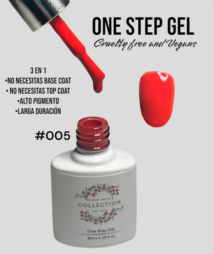 One Step Gel 3 in 1 (#005) geles de un solo paso no necesita base ni top coat
