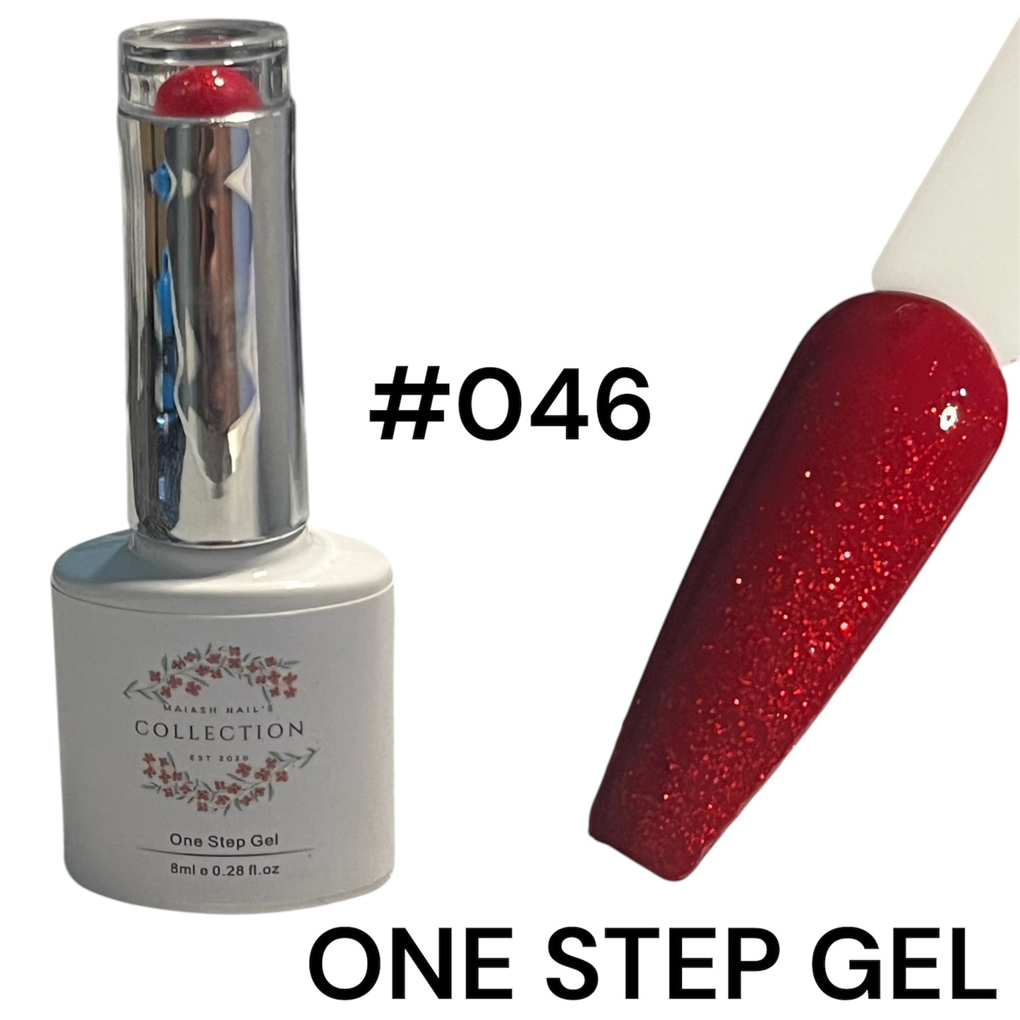 One Step Gel 3 in 1 (#046) geles de un solo paso no necesita base ni top coat