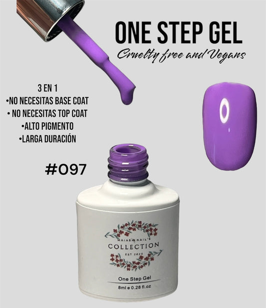One Step Gel 3 in 1 (#097) - geles de un solo paso no necesita base ni top coat