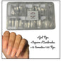 Gel Tips Cuadradas Largas.              (12 tamaños diferentes) caja trae  120 Tips