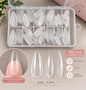 Gel tips - Stilleto (240 piezas )