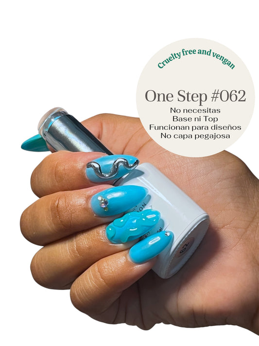 One Step Gel 3 in 1 (#062) geles de un solo paso no necesita base ni top coat
