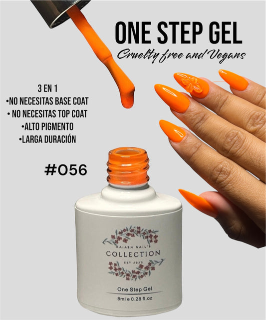 One Step Gel 3 in 1 (#056) geles de un solo paso no necesita base ni top coat