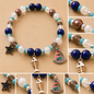Pulsera Elástica | charms : estrella, pez y velero