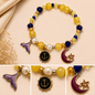 Pulsera Elástica | charms : cola, ancla y luna