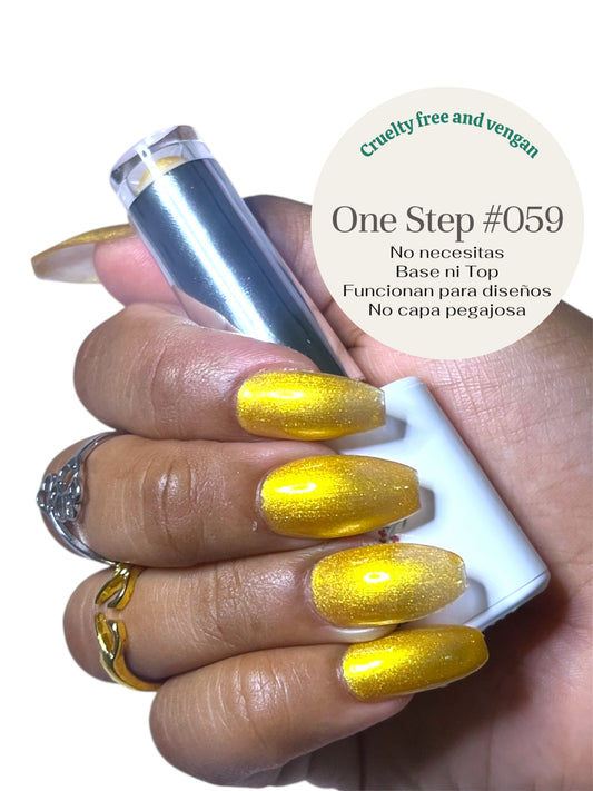 One Step Gel 3 in 1 (#059) geles de un solo paso no necesita base ni top coat