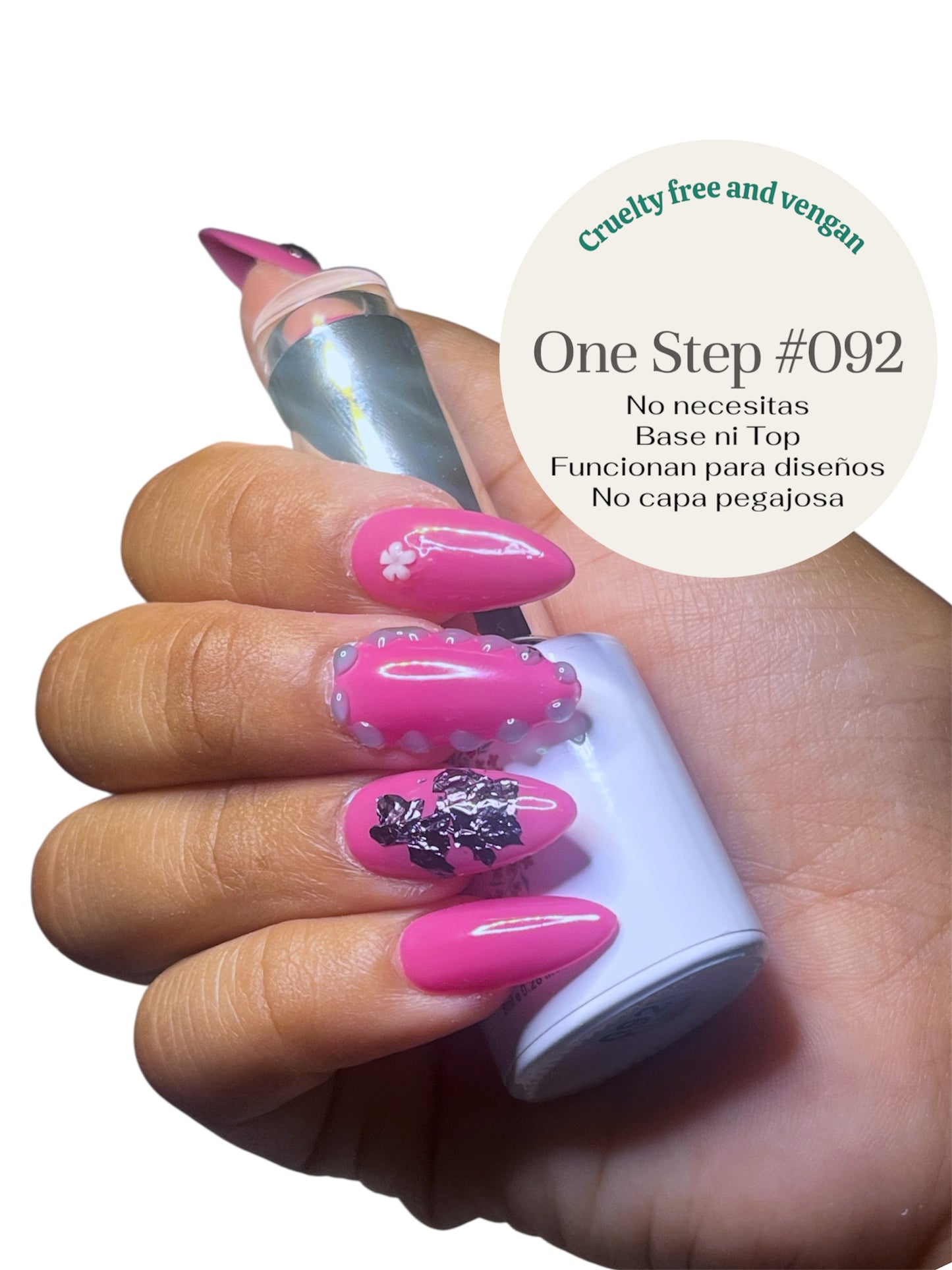 One Step Gel 3 in 1 (#092) - geles de un solo paso no necesita base ni top coat