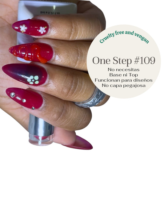 One Step Gel 3 in 1 (#109) - geles de un solo paso no necesita base ni top coat