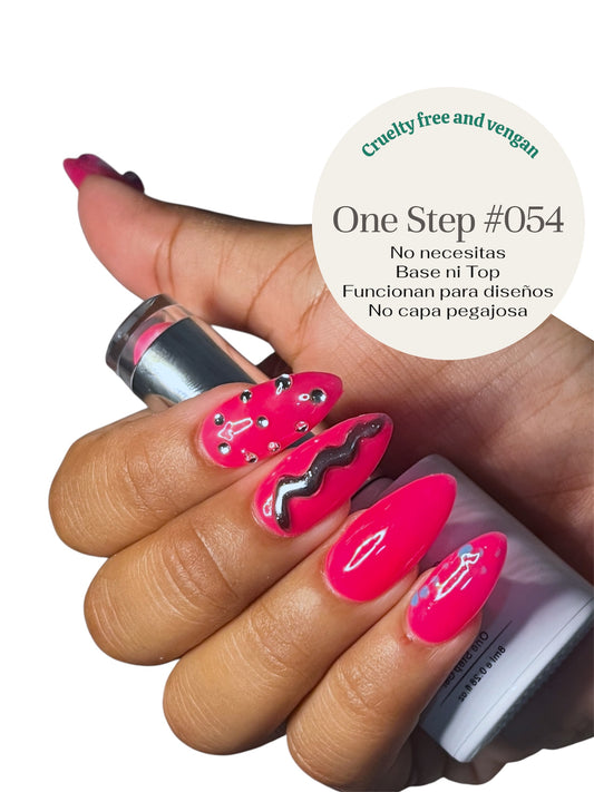 One Step Gel 3 in 1 (#054) - geles de un solo paso no necesita base ni top coat