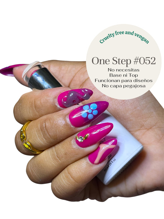 One Step Gel 3 in 1 (#052) - geles de un solo paso no necesita base ni top coat