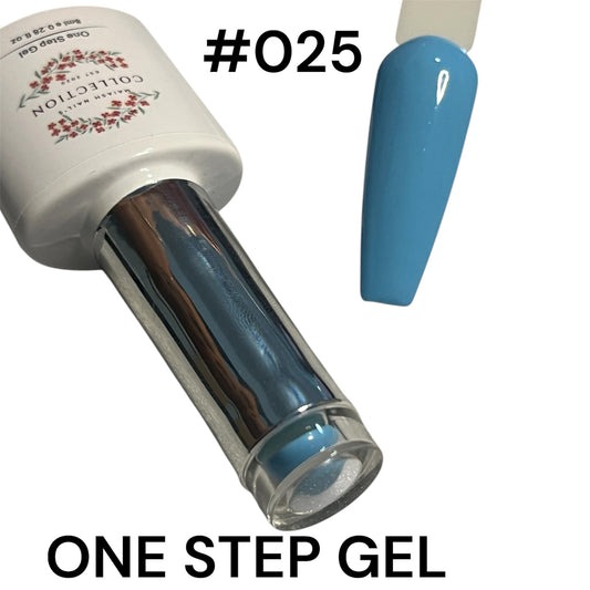One Step Gel 3 in 1 (#025) geles de un solo paso no necesita base ni top coat