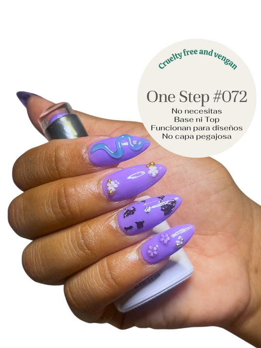 One Step Gel 3 in 1 (#072) - geles de un solo paso no necesita base ni top coat