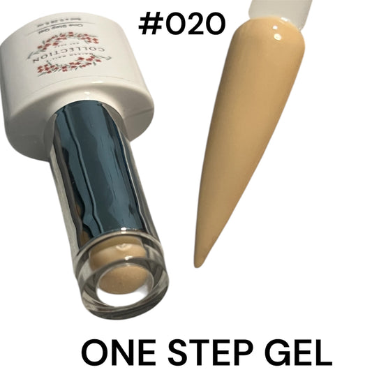 One Step Gel (#020) geles de un solo paso no necesita base ni top coat