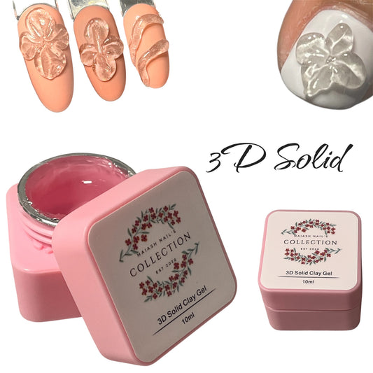 3D Gel Solid CLEAR -                                                                 Fácil de usar, resistente
- No es Pegajoso, no contiene capas pegajosa, Sin olor.