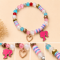 Pulsera Elástica | charms : Barbie & corazón