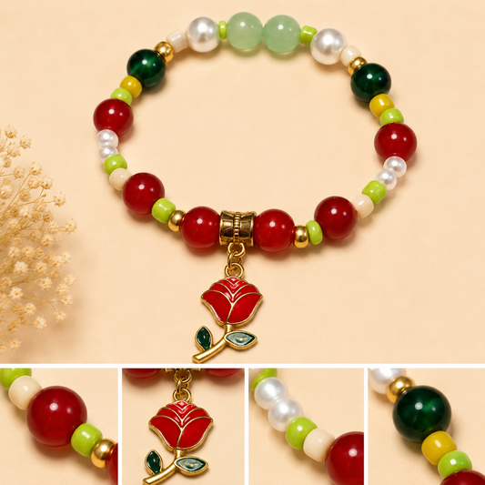 Pulsera Elástica | charms : flor