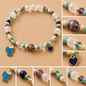 Pulsera Elástica | charms : pez y corazón