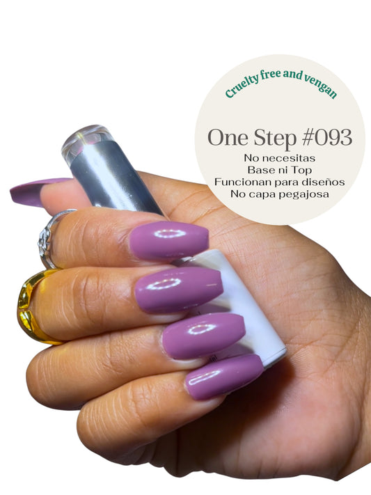 One Step Gel 3 in 1 (#093) geles de un solo paso no necesita base ni top coat