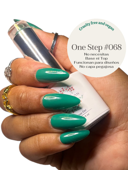 One Step Gel 3 in 1 (#068) geles de un solo paso no necesita base ni top coat