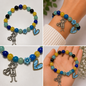 Pulsera Elástica | charms : niño, corazón