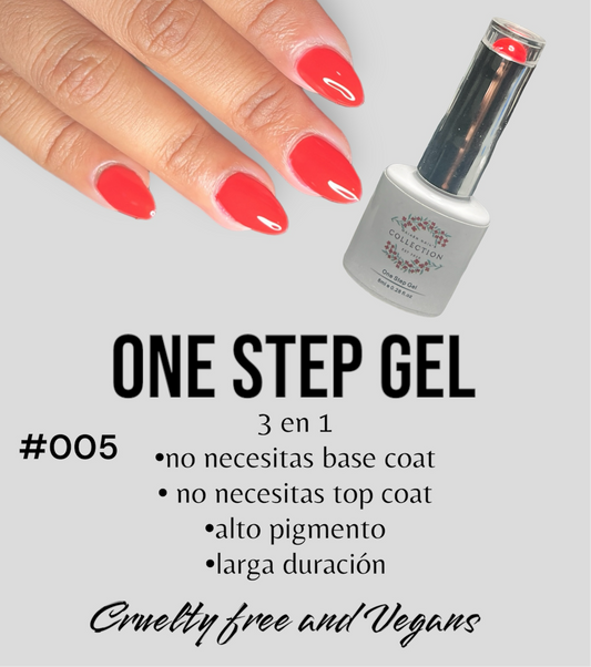 One Step Gel 3 in 1 (#005) geles de un solo paso no necesita base ni top coat