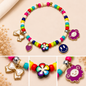 Pulsera Elástica | charms : oveja, flor, corazón, lazo