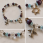 Pulsera Elástica | charms : avión, estrella