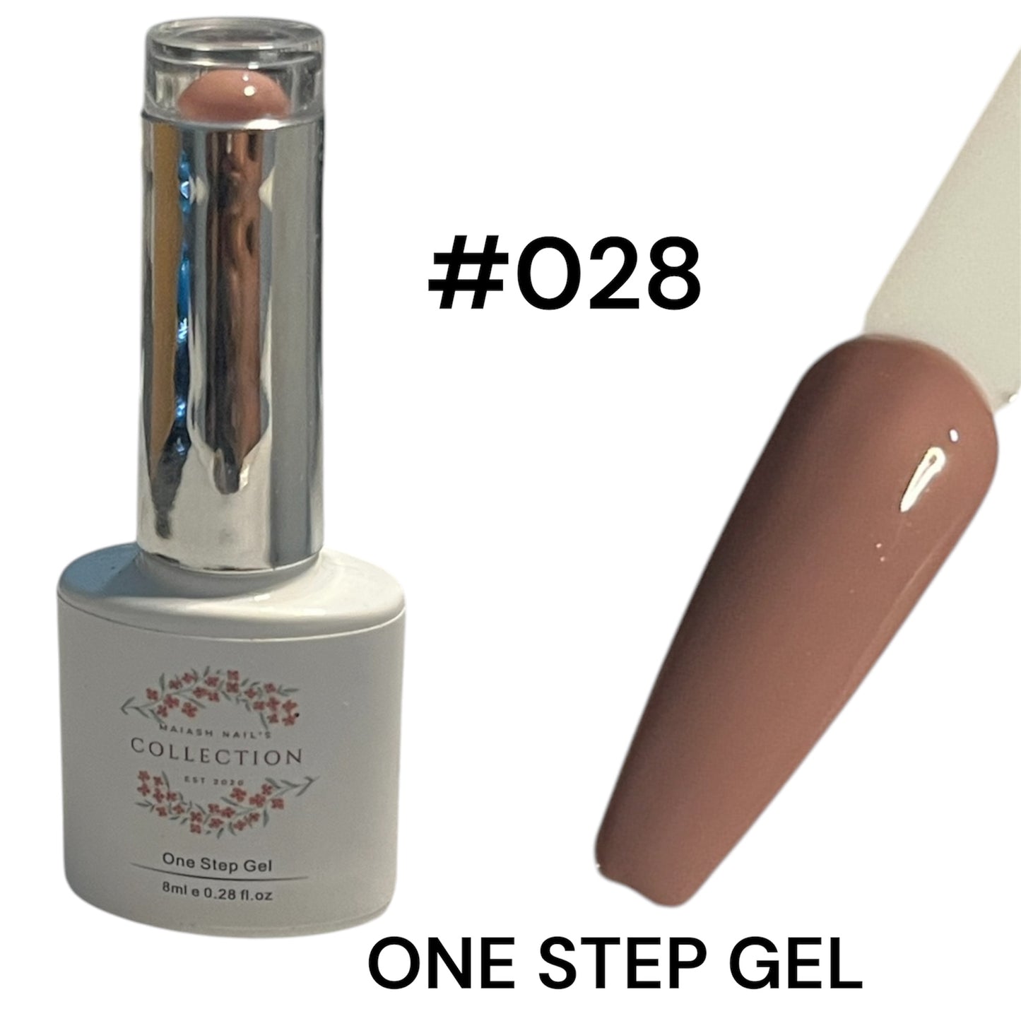 One Step Gel 3 in 1 (#028) geles de un solo paso no necesita base ni top coat