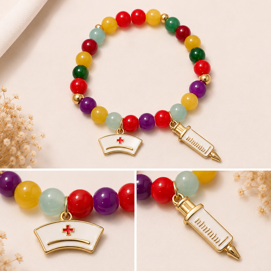Pulsera Elástica | charms : enfermera
