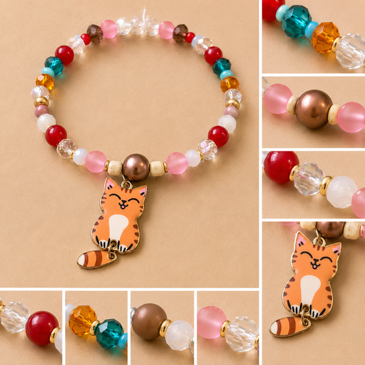 Pulsera Elástica | charms : gato