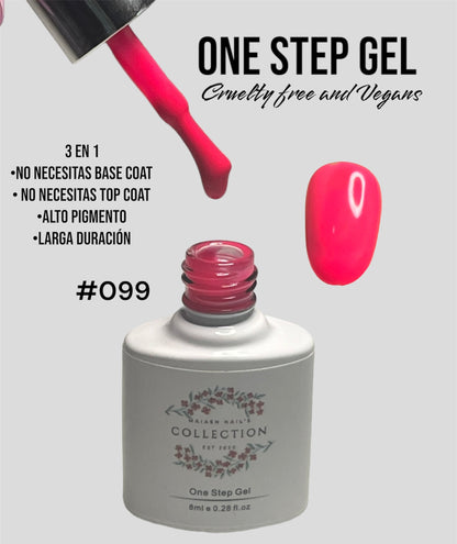 One Step Gel 3 in 1 (#099) - geles de un solo paso no necesita base ni top coat