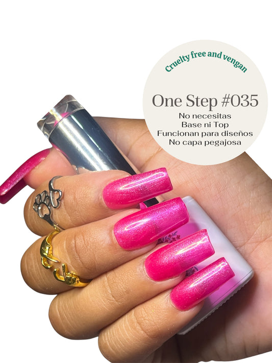One Step Gel 3 in 1 (#035) geles de un solo paso no necesita base ni top coat