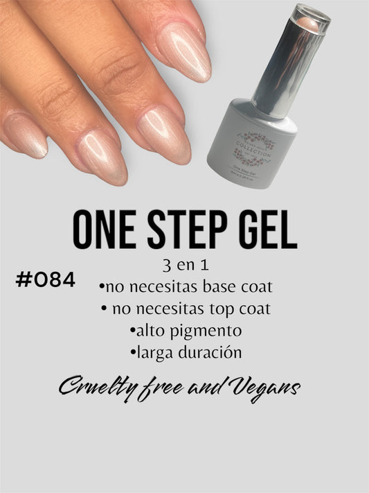 One Step Gel 3 in 1 (#084) geles de un solo paso no necesita base ni top coat