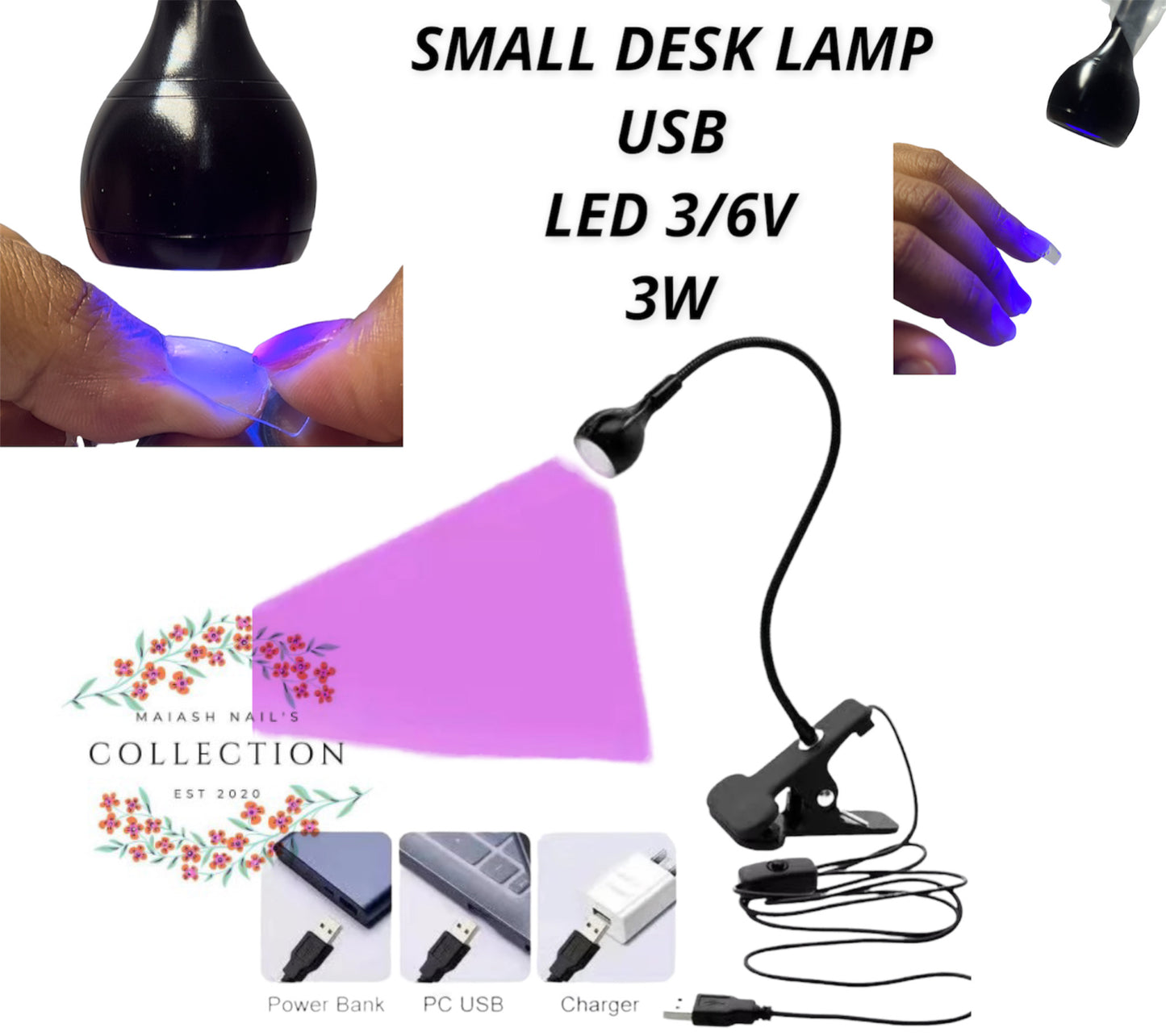 LÁMPARA PARA GEL TIPS Y MAS